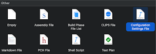 Xcode Configuration Settings file
